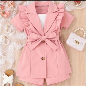 Set Levron 3in1 Kid Setelan Blazer Anak Perempuan Usia 4-7 Tahun Set Jass Anak Cewek