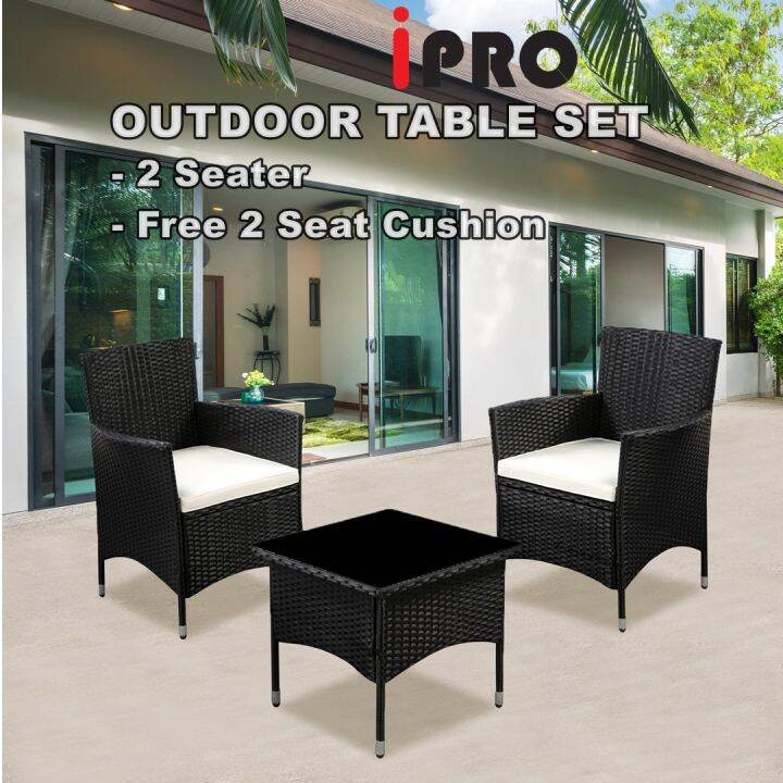 IPRO Outdoor Chair And Table Set Outdoor Furniture Balcony Garden Chair ...