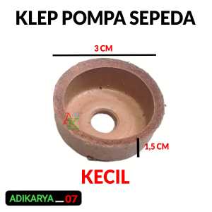 Klep Kulit Pompa Sepeda Tabung Klep Pompa Angin Bahan Kulit Ukuran 3 cm dan 4 cm