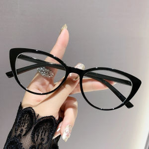 JN IMPRESSION Cross-border high-end reading glasses fashionable anti-blue light glasses net celebrity cat-eye elderly single vision reading glasses