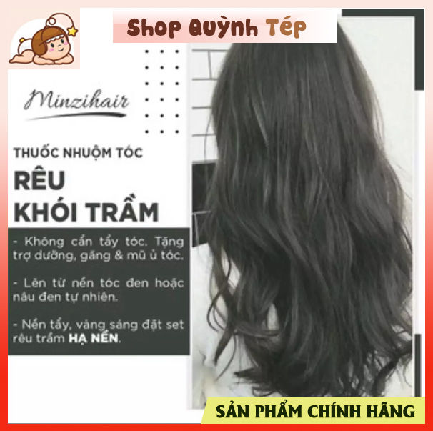 Thuốc nhuộm màu RÊU KHÓI TRẦM + TẶNG OXY trợ nhuộm | Lazada.vn