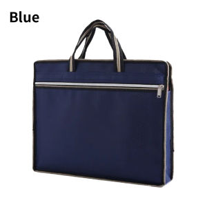 Documents Bag Large Capacity Briefcase Folder Tote Bag Storage Handbag Waterproof