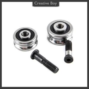 [Creative] SG15 SG20 SG25 SG66+M5 M6 M8 Screw Steel Pulley Ball Bearings Track Guide Roller