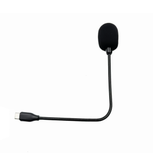 Omnidirectional Gooseneck Microphone Type C with IC Chip 20Hz to 16KHz Frequency Response Sponge Windscreen Included