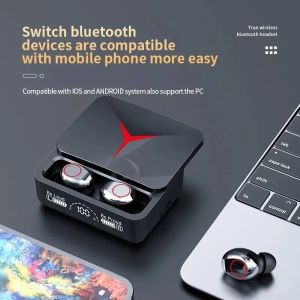 M90 Pro Wired/Bluetooth 5.3 Sports Earbuds with Built-In Mic and Type-C Charging