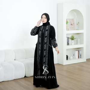 ShirinZein - Gamis Dress Alfinna Kondangan Terbaru Lebaran Wanita Busui & Wudhu Friendly