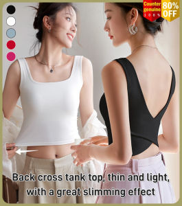 Undershirt female inner bottoming wide shoulder camisole bra thin underwear tops