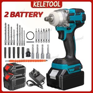 3-in-1 Cordless Impact Wrench Set 20V Brushless Motor Electric Impact Drill Power Wrench Kit with Work Light 充电式冲击扳手