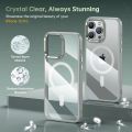 MAGSAFE !! CLEAR CASE Warna TITANIUM NATURAL iPhone 15 Pro Max ProMax 15+ Plus Drop Military (Anti KUNING) Case Ori HardCase Belakang Casing Acrylic Soft Silicone Samping Silikon Bening Kondom Hard 5G OMLED Transparent SPIGEN Mag Safe Galaxy ORI ABU Abu. 