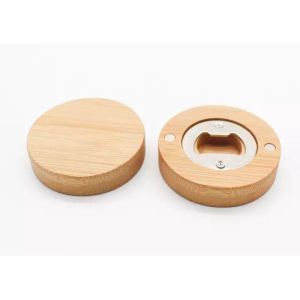 Bottle Opener with Wooden Handle Stainless Steel for Beer and Soda Glass Bottle