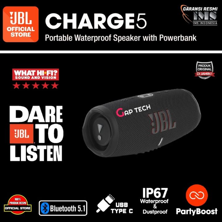 JBL Charge Charge5 Successor Charge Waterproof Bluetooth