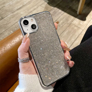 Bling Rhinestone berlian case untuk iPhone 13 Pro Max Glitter 15 11 12 13 14 Pro Max 15plus 12Pro Soft Silicone IPhone 11 Bling Covers