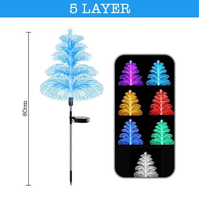 𝐍𝐈𝐆𝐇𝐓 𝐉𝐄𝐋𝐋𝐘 Solar LED Jellyfish Lamp 7 Color Changing Outdoor Garden Decor Lighting Lampu Solar 水母灯