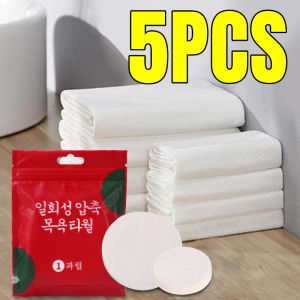 【BIG SALE】70X140CM Thickened Compressed Towel Disposable Bath Towel Travel Bath Towel Portable Washable Towel 100% Cotton Round Shape Water Absorption Expandable Washcloth Napkin