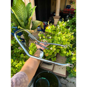 Behel begel gl100 gl125 bahan tebal detail original dijamin presisi CHROME