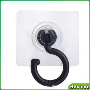 Nexlent 360° Rotating Hooks Traceless and No Punching Self-adhesive Wall Hanging Hook