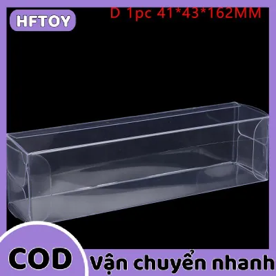 HFTOY Nhựa rõ ràng minh bạch PVC hộp cho kẹo sô cô la Đồ chơi đồ trang sức Hiển thị hộp lưu trữ Wedding party Favor Quà Tặng Bao bì hộp
