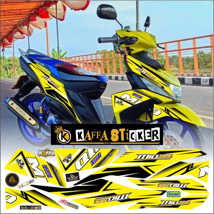 Stiker Striping Lis MIO M3 / Mio Z / Mio 125 Tahun 2014 2015 2016 2017 ...