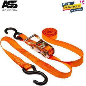 RACHET TIE DOWN 2" TALI KREK LASHING CARGO LASHING 2 IN INCI INCH x 10M 12M 15M METER
