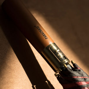 Parachase 120cm Big Size Long Handle Umbrella Wood UV Protection