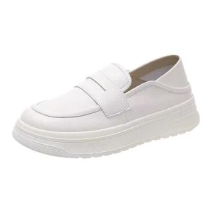 Falimottype)Size35-40 Womens  Fashionable and Versatile Soft soled White Shoes Breathable and Anti slip Medical Work shoes for woman