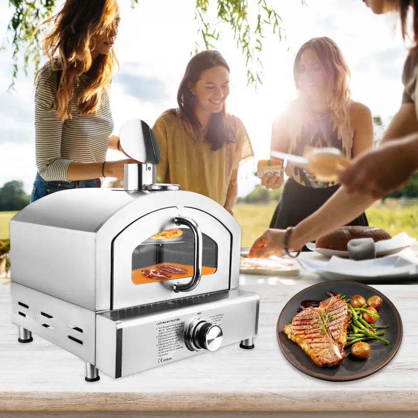 Portable Gas Pizza Oven Outdoor Propane Pizza Oven 12 Inch Pizza