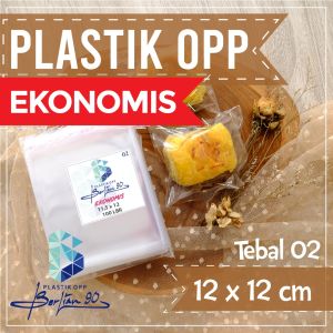 Plastik Opp 12x12 Cm 02 Micron / Plastik Lem / Plastik Opp Seal