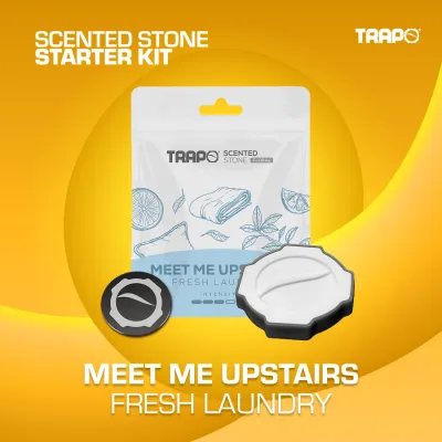 Trapo Scented Stone Starter Kit | Meet Me Upstairs - Fresh Laundry (Air Freshener / Car Fragrance)
