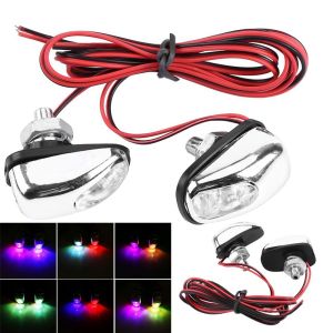 SADSAF Breeze Jet Cleaner Jet Spray Nozzle Car Windshield Wiper Hood Nozzle Washer Wiper Spray Light Car LED Light Decorative Light Water Spray Lamp