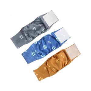 Pet có thể giặt quần lót tái sử dụng thiết kế vải thoáng khí chống trượt dây thắt lưng cho chó con mèo con sử dụng ngoài trời trong nhà