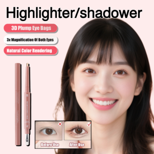 🦋Lightweight No-smudge 🎀 2-in-1 two-color pencil Waterproof long-lasting eye makeup pencil One-stroke highlighter and shading eye makeup pencil