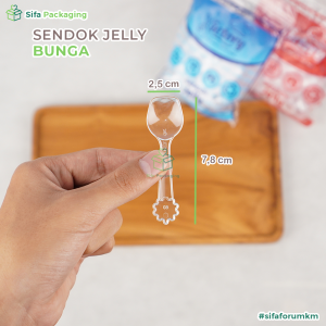 [100 pcs] Sendok Jelly Bening Puding Eskrim Isi 100 Pcs Sendok Kecil Mini
