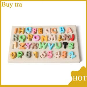 [Buytra] Silicone Letters Numbers Fondant Cake Mold DIY Sugarcraft Chocolate Baking Decor