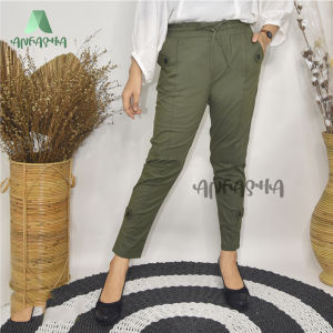BOSTON PANTS / Celana panjang wanita basic pants mode BY TOKO ANFASHA