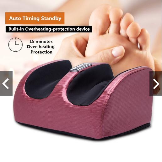 Electric Shiatsu Kneading Foot Calf Leg Plantar Massager Rolling