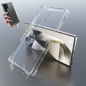 Transparente Anti-yellowing Phone Cases For Samsung S25 ULTTA S24 S23 Plus S22 S21 S20 FE A15 A16 A06 A26 A35 A36 A55 A56 Cover