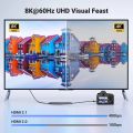 Cáp Micro HDMI to HDMI Ugreen 15516 15517 HD164 (HDMI 2.1 8K@60Hz,Dynamic HDR,eARC 48Gbps). 