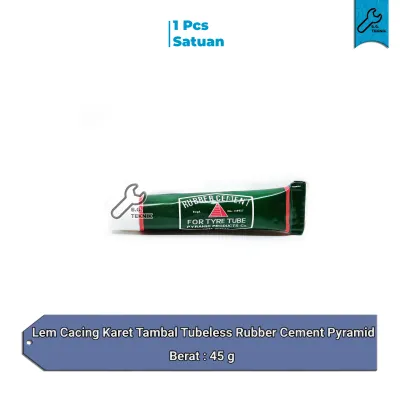 Lem Cacing Karet tambal tubeless Rubber Cement Tip Top Pyramid 40g / Xtra Seal 29 ml
