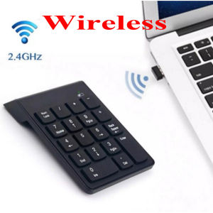 Aigoo SG Ready Stock wireless keyboard Numeric Keypad Mini Number Pad Numpad 18 Keys Keyboard for Laptop Desktop