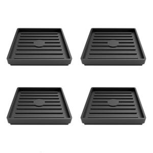 Pack of 4 Without Slip Rubber Casters Cups Furniture Feet Anti Slide Grippers for Couch Table Chair Floor Protective