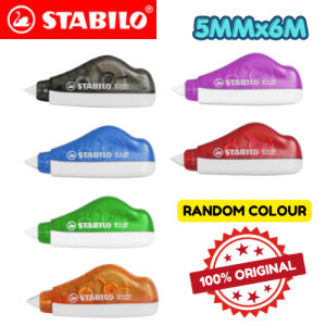 STABILO Correction Tape / Pita Pembetulan 5MMx6M (ART NO.889)