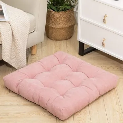 Bantal Lesehan Lantai Besar Jumbo Ukuran 60x60 / Bantal Duduk Lantai Tebal Berkualitas Premium