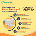 Opsite Post-OP 9.5 x 8.5cm - Plester Luka Tahan Air. 