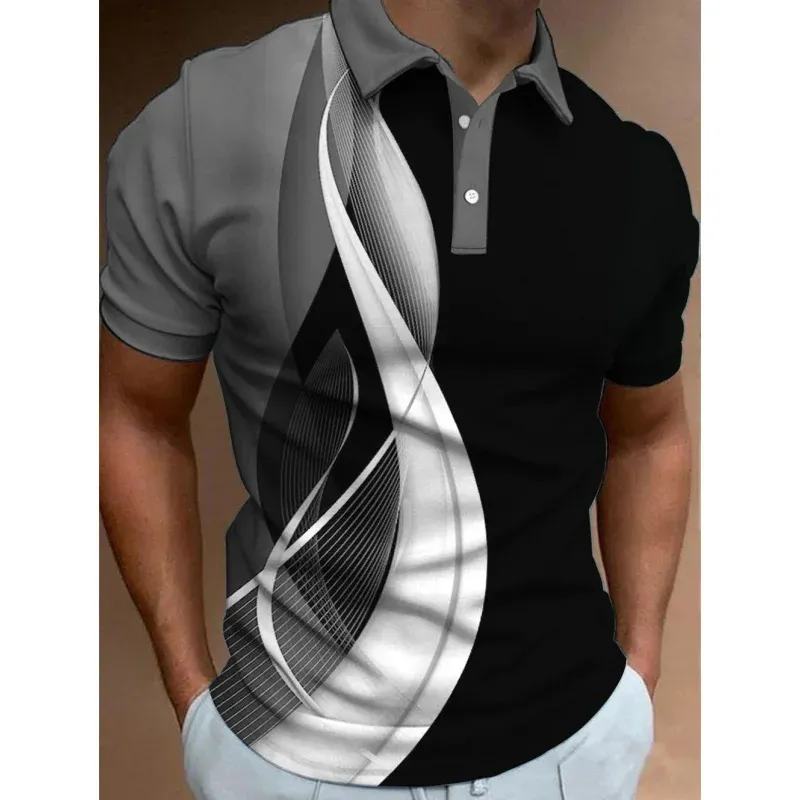 Men's POLO shirt,Formal Fashion Business Casual Shirt, Fashionable