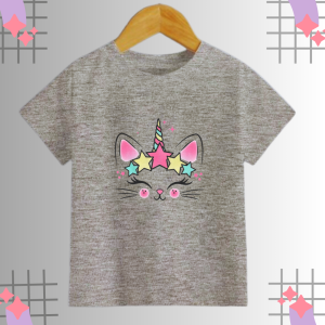 Baju Kaos Anak Perempuan Atasan Cewek Lengan Pendek Umur 2-14 Tahun Baju Distro Motif Keren Unik