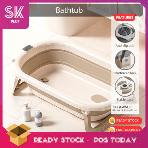 SKPLUS Smart Foldable Baby Bathtub Large Capacity Non-slip With Temperature For New Born Infant Portable Bath Tub Mandi Bayi Lipat Budah Dibawa - Fulfilled by SKPLUS