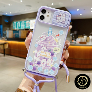 AC Case casing Slingcase Slide Kamera Karakter Tali Lanyard Sling Karakter SS197 Casing Realme C2 Realme 5 C3 5i 5s Realme c12 Realme narzo 30a Realme c15 Realme C17 Realme 7i