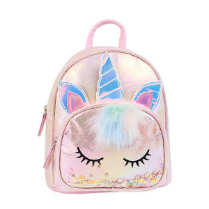 Unicorn Bags for Girls Kids School Bag For Kids Girls Boys Big Cat Bag Pack Sequins Baby Cute Glittery Backpack