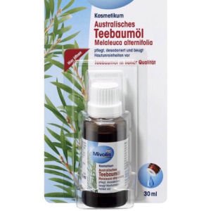 Tinh dầu tràm trà Mivolis 30ml dưỡng da đánh bay mụn và nhiều công dụng khác hàng nội địa Đức