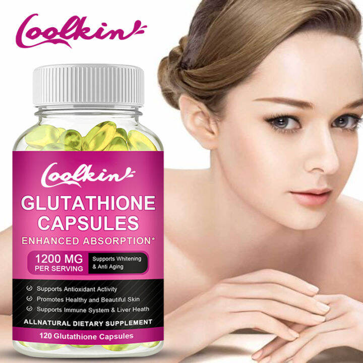 Glutathione Capsules Anti aging Dull Skin Whitening Antioxidant